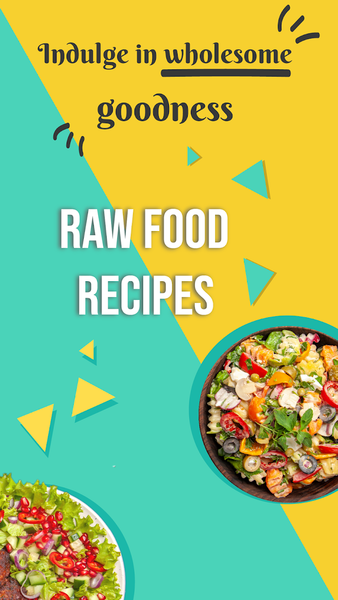 Raw Food Recipes App - Image screenshot of android app