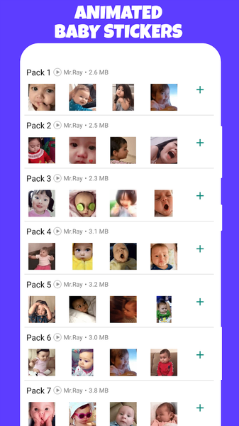 Baby Animated WAStickers for Android - Download