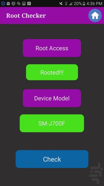 Root Checker - عکس برنامه موبایلی اندروید
