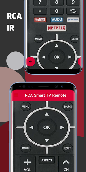 RCA Smart TV Remote - Image screenshot of android app
