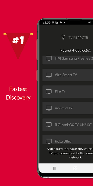 RCA Smart TV Remote - Image screenshot of android app