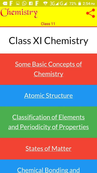 Class 11 Chemistry Notes - عکس برنامه موبایلی اندروید