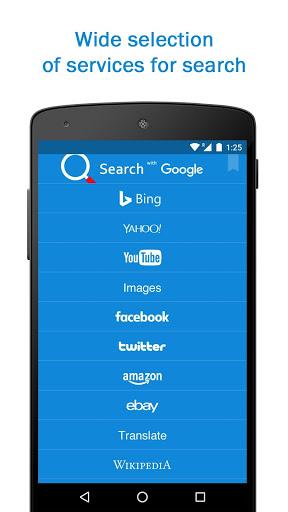 Smart Search & Web Browser - عکس برنامه موبایلی اندروید