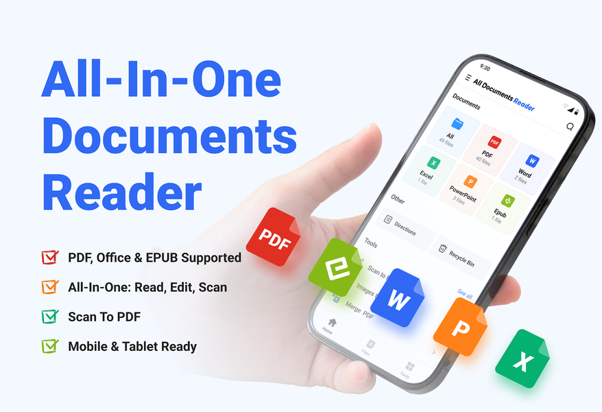 All Document Reader: PDF/Word - Image screenshot of android app