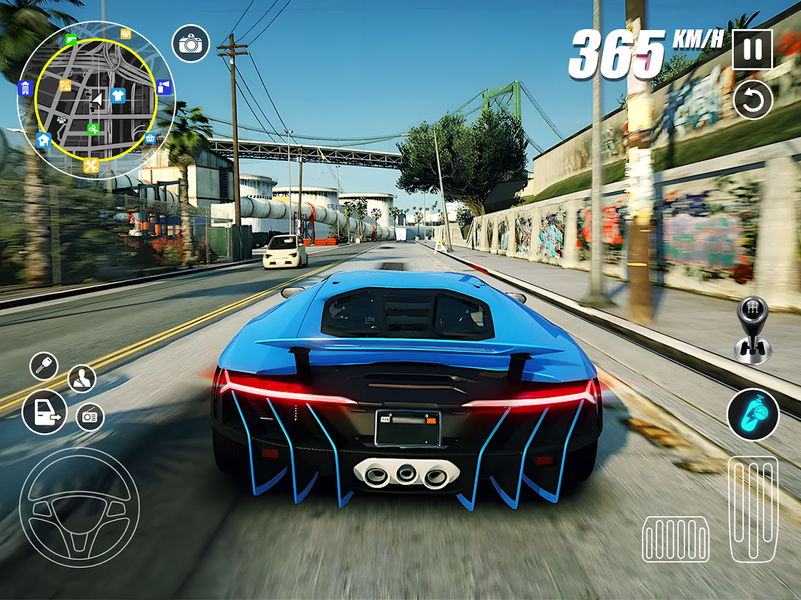 Car Driving Traffic Simulator - Gameplay image of android game