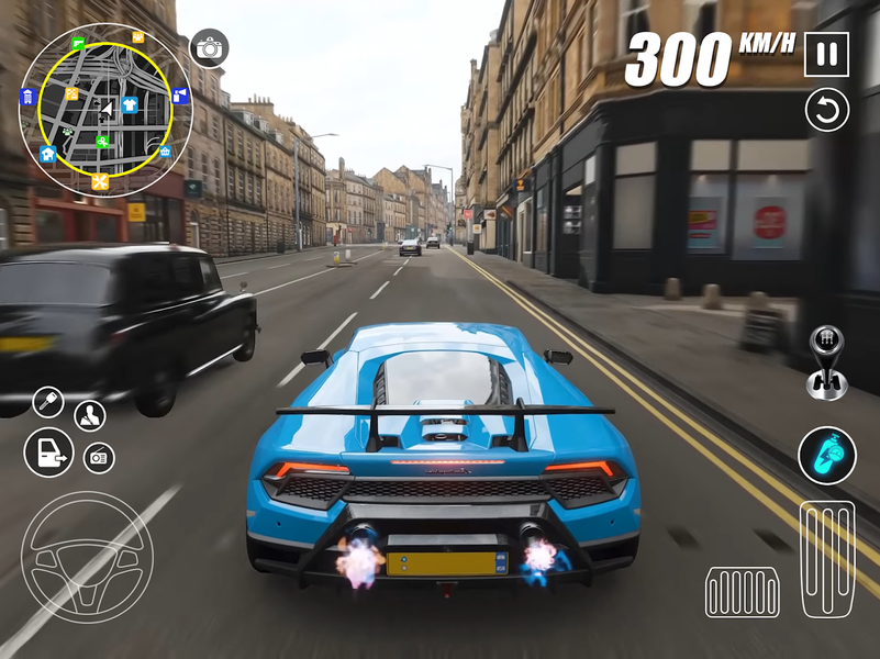 Car Driving Traffic Simulator - Gameplay image of android game