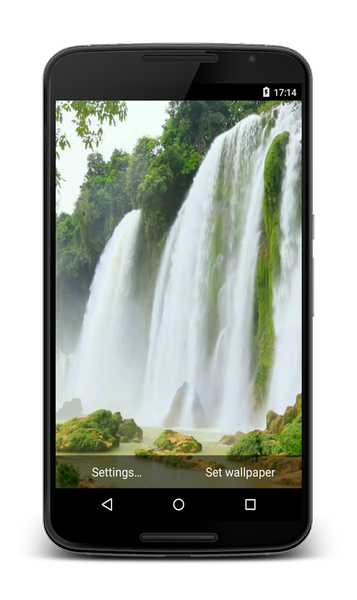 Real Waterfall Live Wallpaper - عکس برنامه موبایلی اندروید