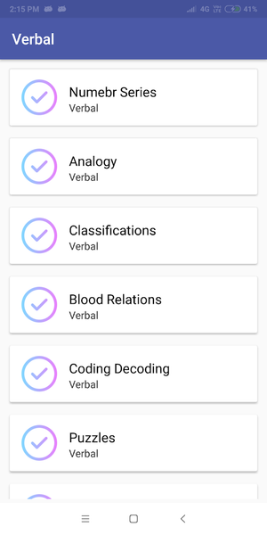Reasoning for Competitive Exam - Image screenshot of android app