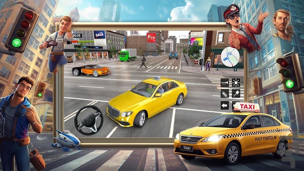 بازی تاکسی - Gameplay image of android game