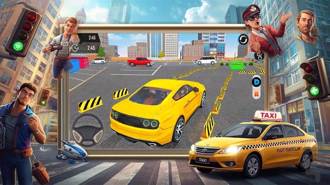 بازی تاکسی - Gameplay image of android game