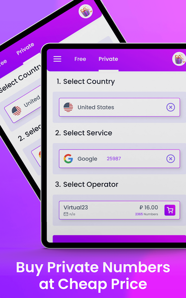 Receive SMS Online - Image screenshot of android app