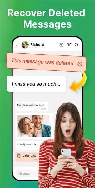Recover Deleted Messages - Image screenshot of android app