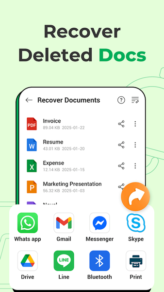 Deleted Messages Recovery - عکس برنامه موبایلی اندروید