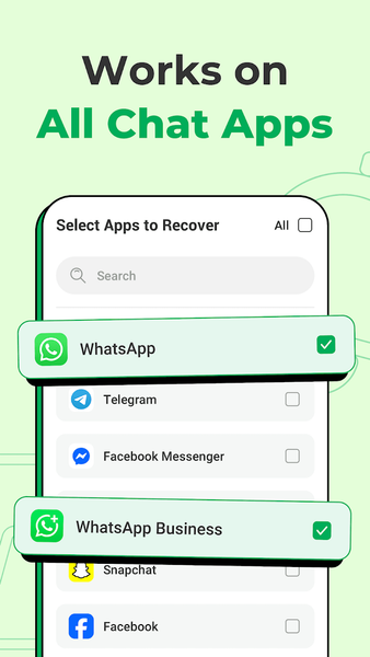 Deleted Messages Recovery - عکس برنامه موبایلی اندروید