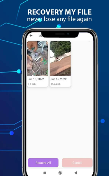 Recover my files : Photo,Video - Image screenshot of android app