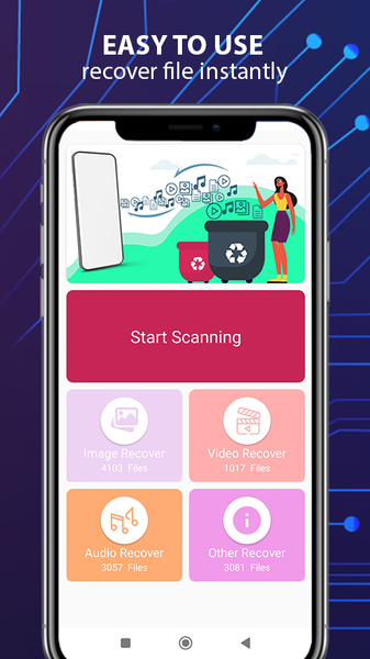 Recover my files : Photo,Video - Image screenshot of android app