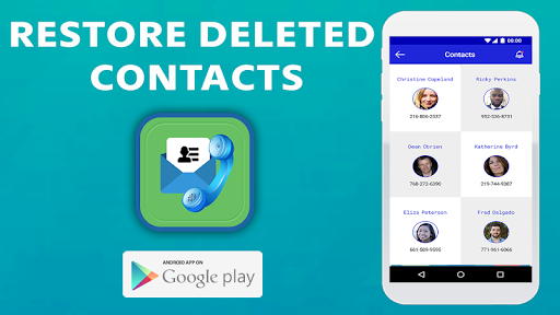 Restore Deleted Contacts - عکس برنامه موبایلی اندروید