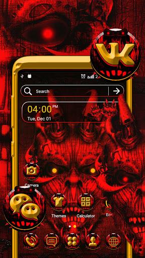 Red Evil Launcher Theme - عکس برنامه موبایلی اندروید