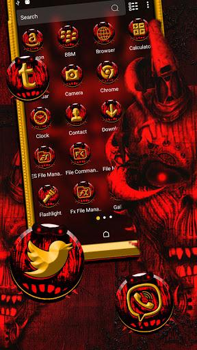 Red Evil Launcher Theme - عکس برنامه موبایلی اندروید