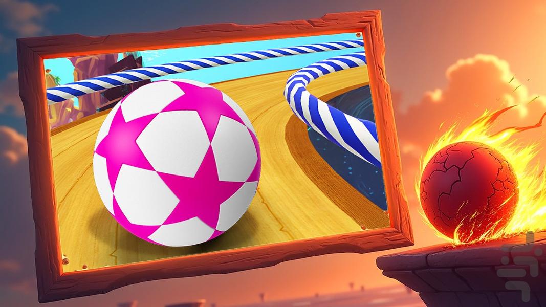 توپ بازی عجله - Gameplay image of android game