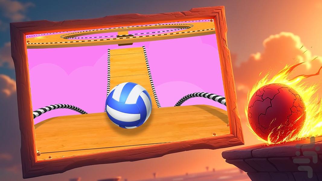 توپ بازی عجله - Gameplay image of android game