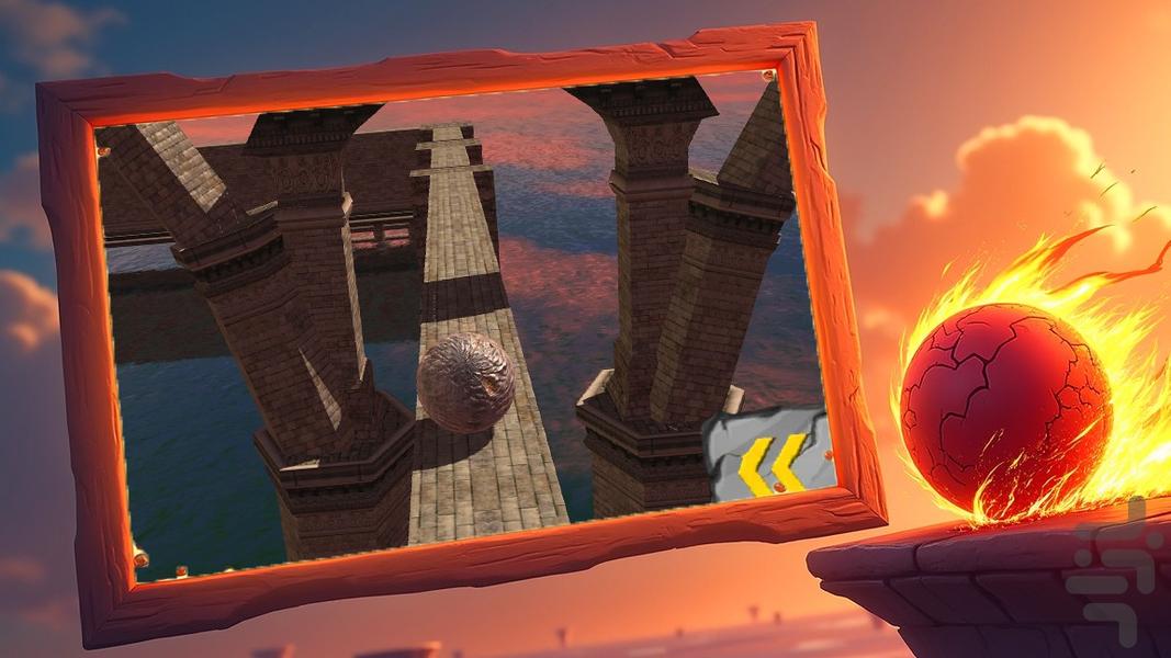 توپ بازی عجله - Gameplay image of android game