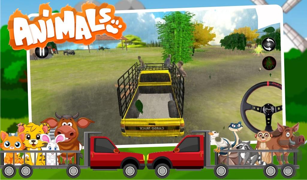 ماشین بازی حمل حیوان - Gameplay image of android game