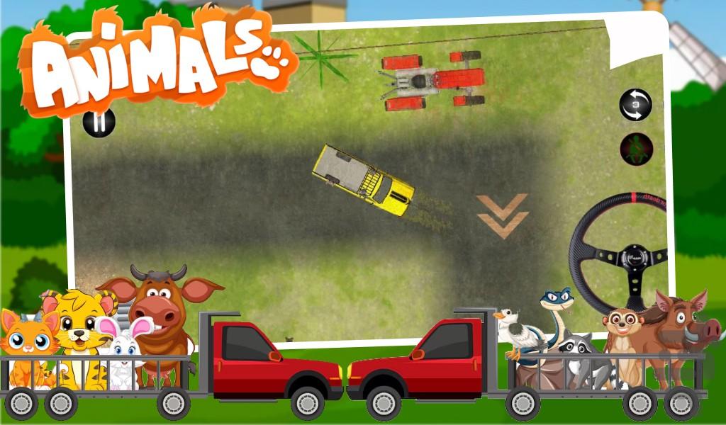 ماشین بازی حمل حیوان - Gameplay image of android game