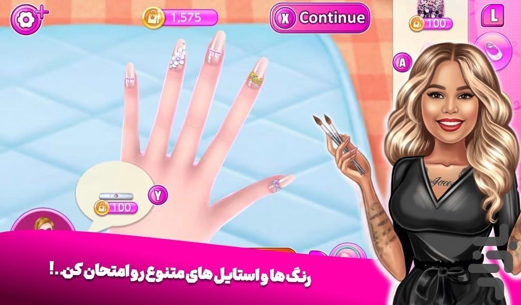بازی دخترانه ناخن - Gameplay image of android game
