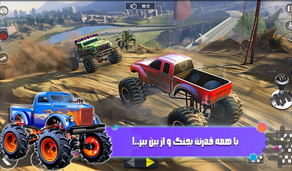 بازی جدید کامیون سواری | جنگی - Gameplay image of android game