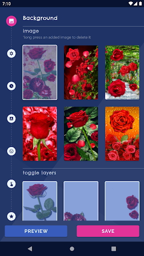 3D Red Rose Live Wallpaper - عکس برنامه موبایلی اندروید