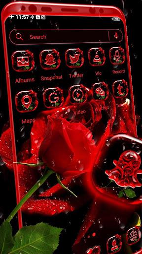 Red Rose Theme - عکس برنامه موبایلی اندروید