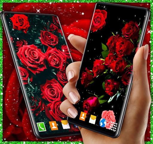 Red Rose 4K Live Wallpaper - عکس برنامه موبایلی اندروید