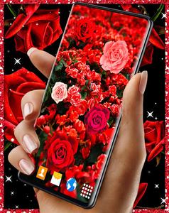 Red Rose 4K Live Wallpaper - عکس برنامه موبایلی اندروید