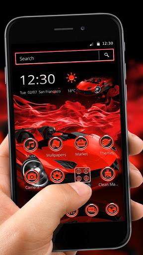 Red Speed Car Theme - عکس برنامه موبایلی اندروید