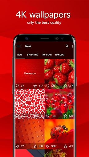 Red Wallpapers 4K - عکس برنامه موبایلی اندروید
