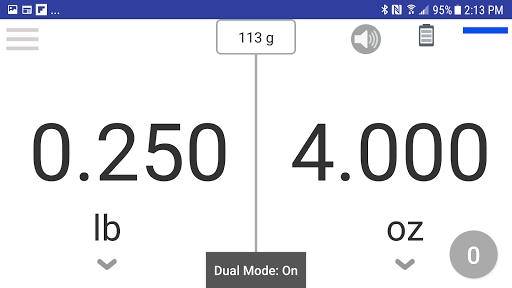 Just Scale Kitchen Scale - عکس برنامه موبایلی اندروید