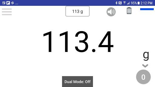 Just Scale Kitchen Scale - عکس برنامه موبایلی اندروید