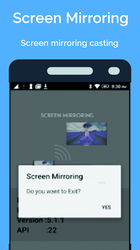 Screen Mirroring Sony Bravia - Image screenshot of android app
