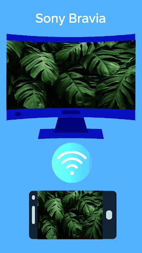 Screen Mirroring Sony Bravia - Image screenshot of android app