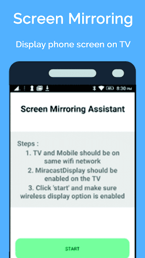 Screen Mirroring Sony Bravia - Image screenshot of android app