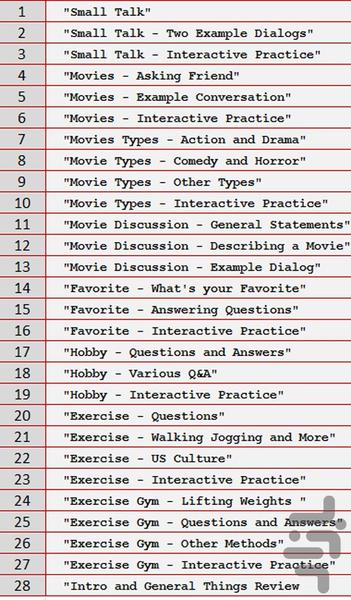 مکالمه زبان انگلیسی Greeting II - Image screenshot of android app