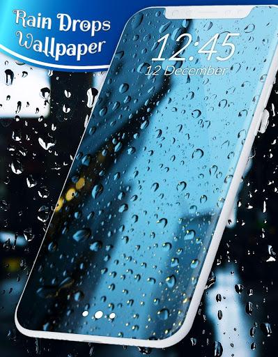 Rain Drops Live Wallpaper 🌧️City Night Sky Themes - عکس برنامه موبایلی اندروید