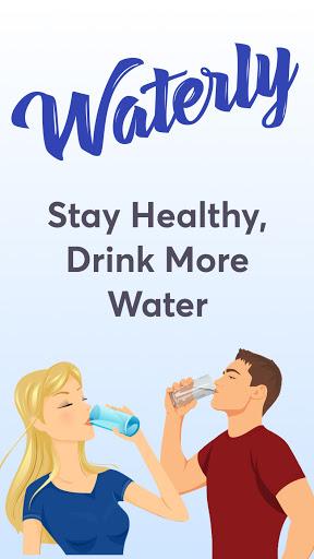 Waterly - Water Drink Reminder - عکس برنامه موبایلی اندروید