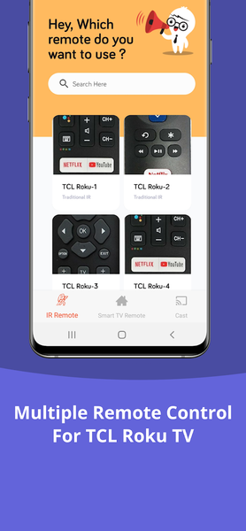 Remote Control For TCL Roku TV - عکس برنامه موبایلی اندروید