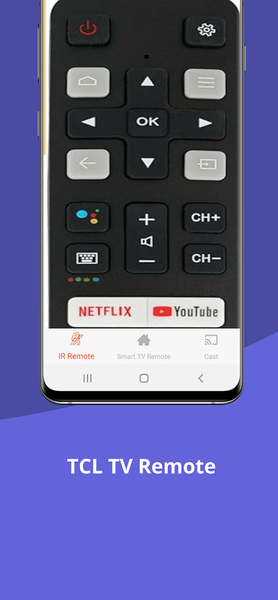 Remote Control For TCL Roku TV - عکس برنامه موبایلی اندروید