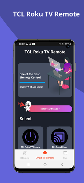 Remote Control For TCL Roku TV - عکس برنامه موبایلی اندروید