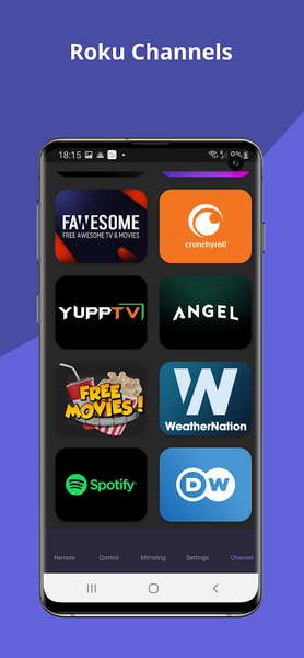 Remote Control For TCL Roku TV - عکس برنامه موبایلی اندروید