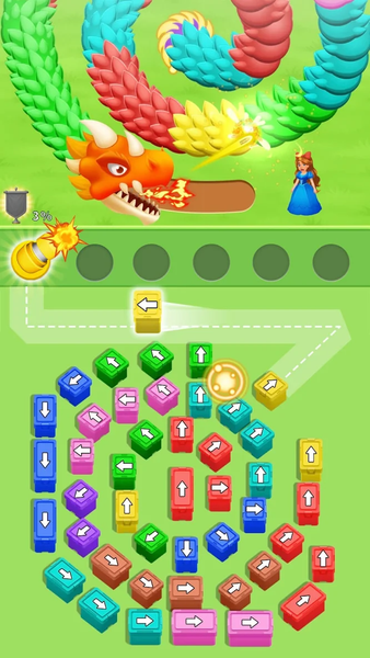 Save the Girl: Dragon Puzzle - عکس بازی موبایلی اندروید