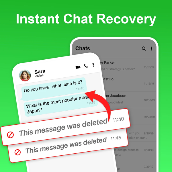Recover Deleted Messages - عکس برنامه موبایلی اندروید